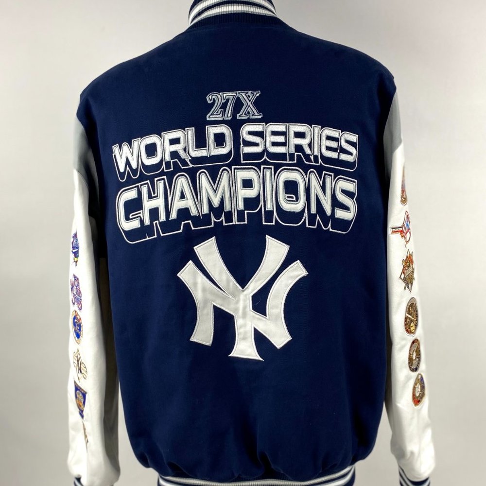 Yankees Jacket New York 27 TIME WORLD SERIES CHAMP JACKET Fall   3X 4X